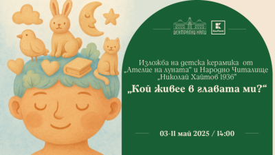 Изложба на детска керамика „Кой живее в главата ми“