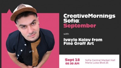 CreativeMornings Sofia с Ивайло Колев от Fine Graff Art