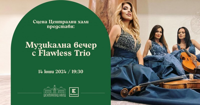 Музикална вечер с Flawless Trio на Сцена Централни хали