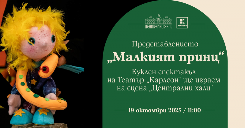 Представлението „Малкият принц“, куклен спектакъл на Театър „Карлсон“